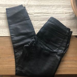 J. Crew Jeans - J Crew wax coated Black jeans J. Crew Jeans - J Crew wax coated Black jeans